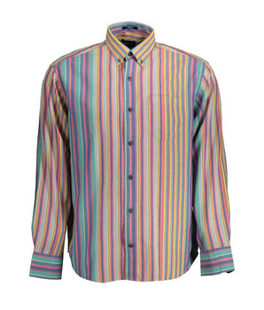 Gant Blue Cotton Men Shirt