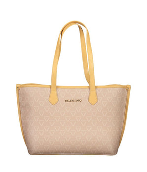 Mario Valentino Beige Polyethylene Women Handbag