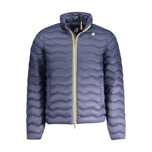 K-WAY Blue Polyamide Men Jacket