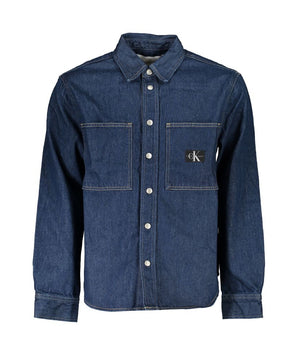 Calvin Klein Blue Cotton Men's Jacket