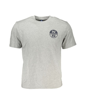 North Sails Brown Cotton Men T-Shirt