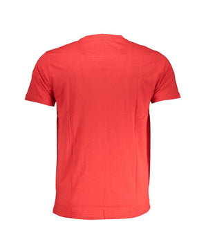 Cavalli Class Red Cotton T-Shirt