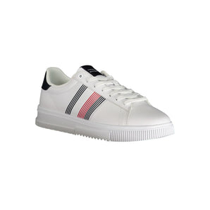 Tommy Hilfiger White Polyester Sneakers
