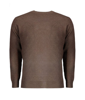 Norway 1963 Brown Wool Men Sweater