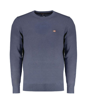 Norway 1963 Blue Wool Men Sweater