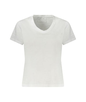 Guess Jeans White Cotton T-Shirt