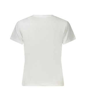 Guess Jeans White Cotton T-Shirt