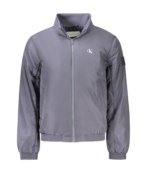 Calvin Klein Blue Polyamide Men Jacket