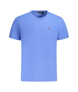 Napapijri Blue Cotton Men T-Shirt
