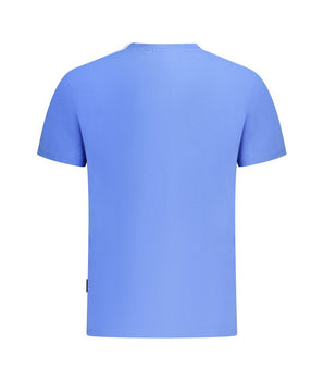 Napapijri Blue Cotton Men T-Shirt