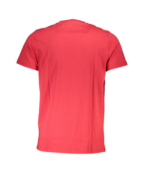 Cavalli Class Red Cotton Men T-Shirt