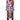 Dolce & Gabbana Blue Red Coral Print Wrap Robe Coat Jacket