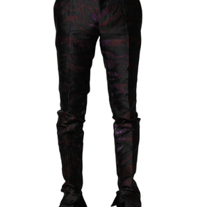 Dolce & Gabbana Multicolor Polyester Patterned Pants