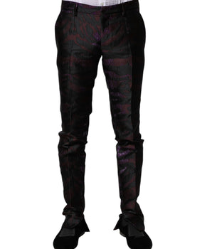 Dolce &amp; Gabbana Multicolor Polyester Patterned Pants