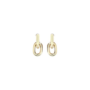 Rabanne Double XL Link Earrings