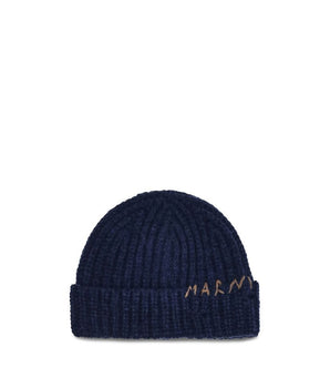 Marni Blue Wool Beanie