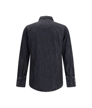 Dsquared² Black Denim Shirt