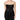 Dolce & Gabbana Black Cotton Floral Lace Corset Bustier Top