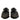 Dolce & Gabbana Black Leather Derby Dress Studded Shoes