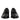 Dolce &amp; Gabbana Black Leather Derby Wingtip Formal Shoes