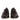 Zapatos de vestir formales con cordones estilo Derby de cuero marrón oscuro de Pollini