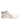 HIDE &amp; JACK White Beige Lace Up Mid Top Casual Sneakers Shoes