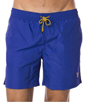 Billionaire Italian Couture Blue Polyester Men Swimwear