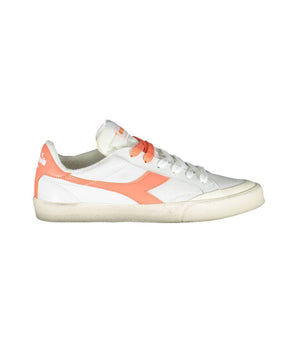 Diadora White Leather Women Sneaker