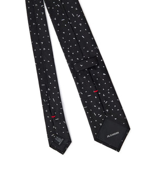 Jil Sander Black Silk Ties &amp; Bowty