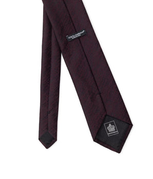 Dolce & Gabbana Purple Wool Tie