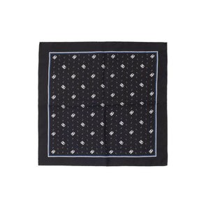 Dolce & Gabbana Black Silk Pocket Square
