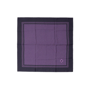 Dolce & Gabbana Purple Silk Pocket Square