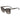 Gafas de sol Love Moschino con pelo de becerro marrón