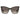 Gafas de sol Love Moschino con pelo de becerro marrón