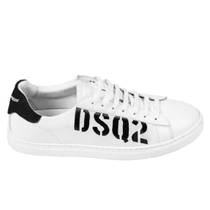 Zapatillas blancas de piel de becerro de Dsquared²