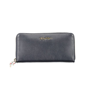 Tommy Hilfiger Blue Leather Women Wallet