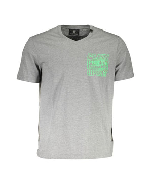 Men's Plein Sport Gray Cotton T-Shirt