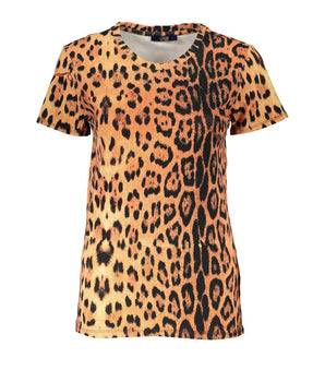 Cavalli Class Orange Cotton Women T-Shirt