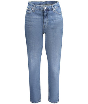 Calvin Klein Blue Cotton Women Jeans