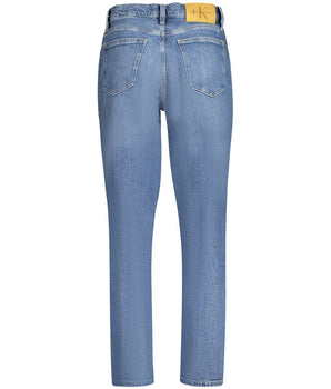Calvin Klein Blue Cotton Women Jeans