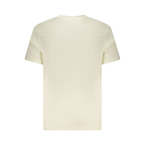 Lee Beige Cotton Men T-Shirt