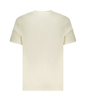 Lee Beige Cotton Men T-Shirt