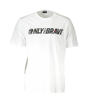 Diesel White Cotton Men T-Shirt