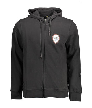 Cavalli Class Black Cotton Men Sweater