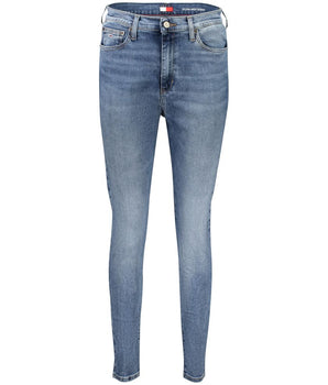 Tommy Hilfiger Blue Cotton Women's Skinny Jean
