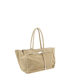 Benedetta Bruzziches Beige Calf Leather Bos Taurus Shoulder Bag