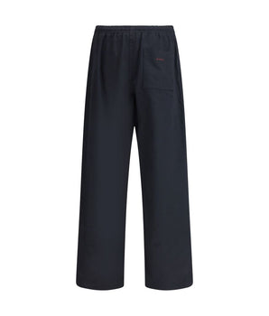 Marni Black Cotton Casual Pants