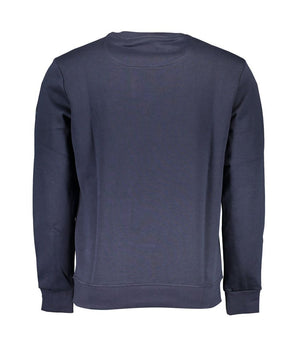 North Sails Blue Cotton Men Sweater