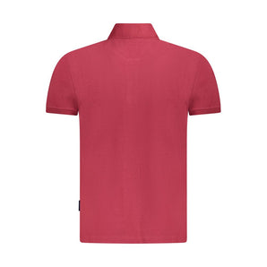 Napapijri Red Cotton Men Polo Shirt