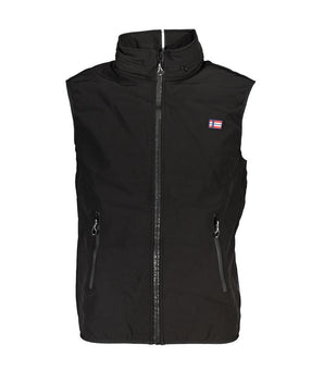 Scuola Nautica Black Polyester Men Jacket